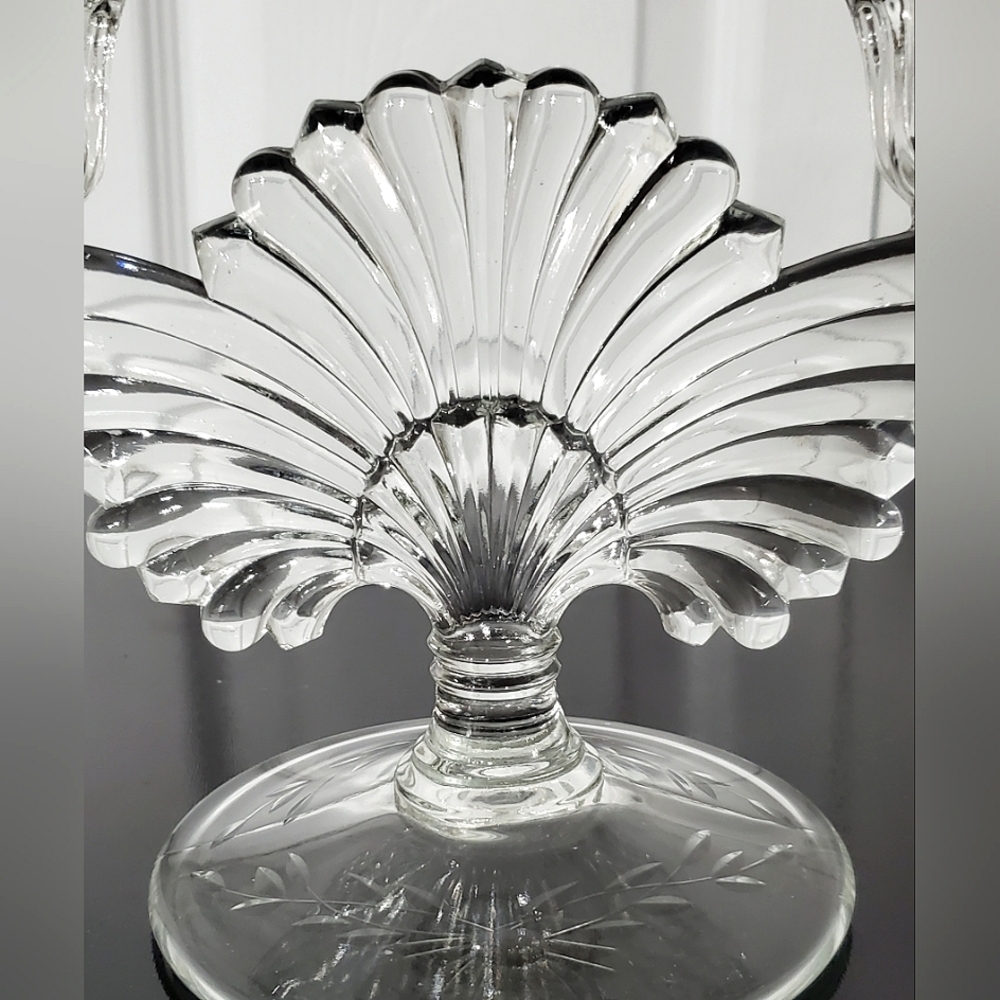 (2) 1930s "Pattern 221-2/Maya" 2 Light Candlesticks ✨️by Paden City Glass EUC - Picture 6 of 9